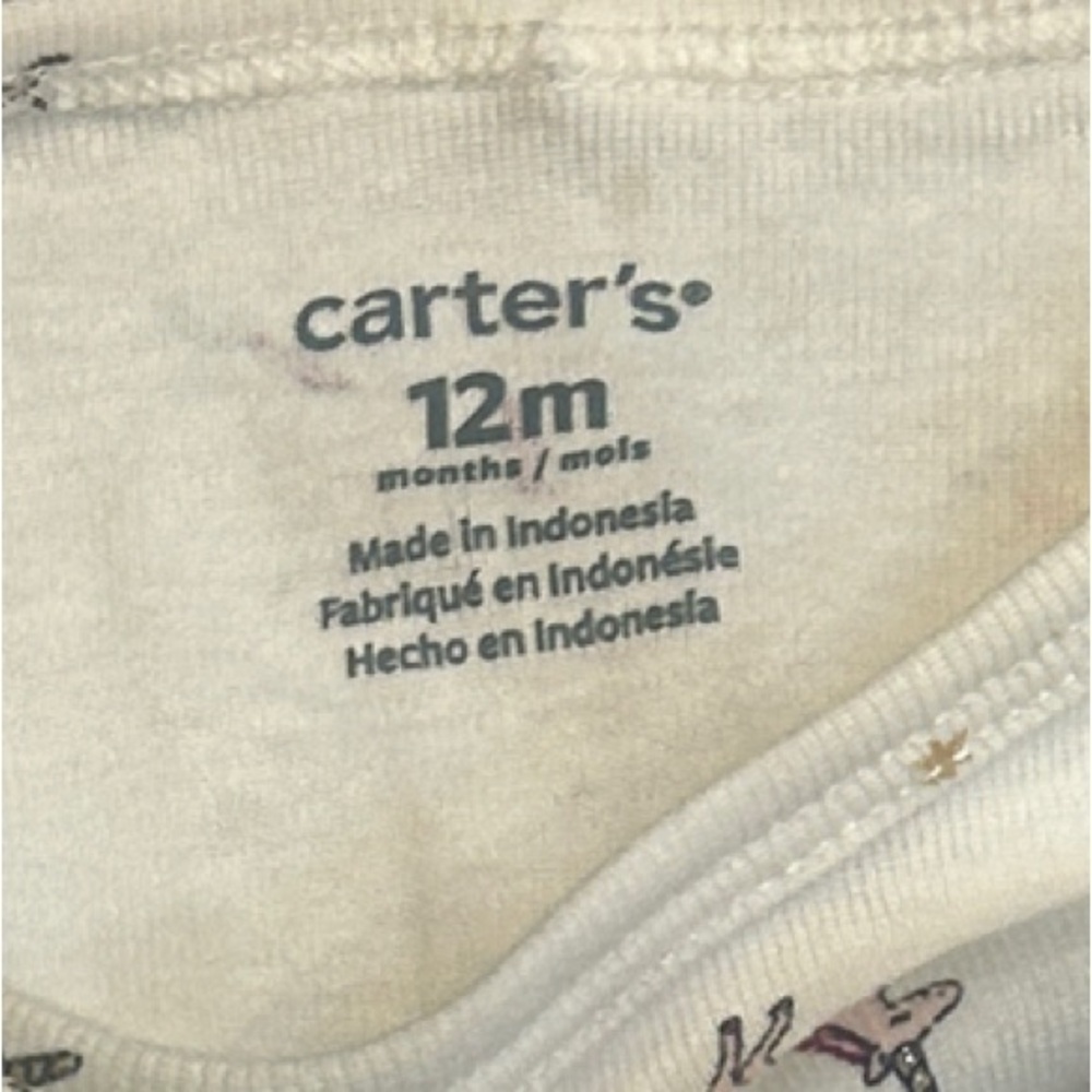 Carter's Light Pink Ruffled Overalls - Picture 2 of 9